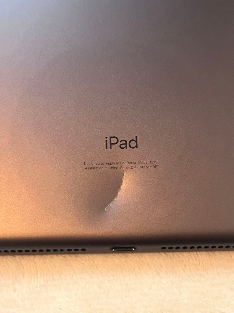 iPad Wi-Fi＋Cellularモデル 第7世代 32GB カバー付