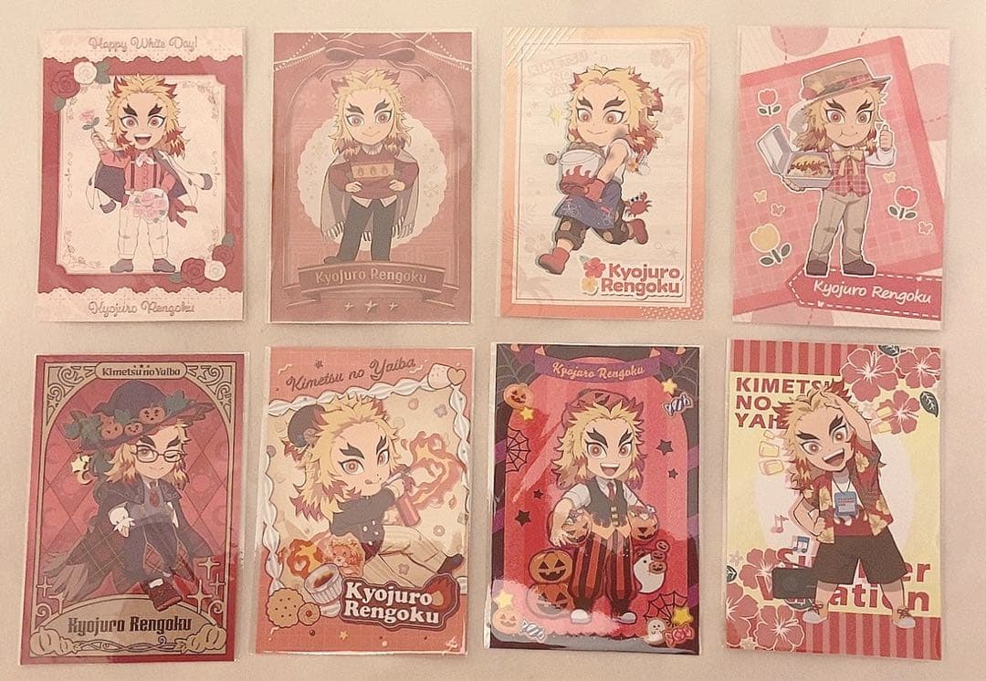 鬼滅の刃 ufotablecafe ポストカード 煉獄杏寿郎 18枚セット