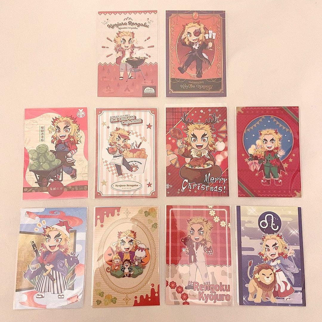 鬼滅の刃 ufotablecafe ポストカード 煉獄杏寿郎 18枚セット