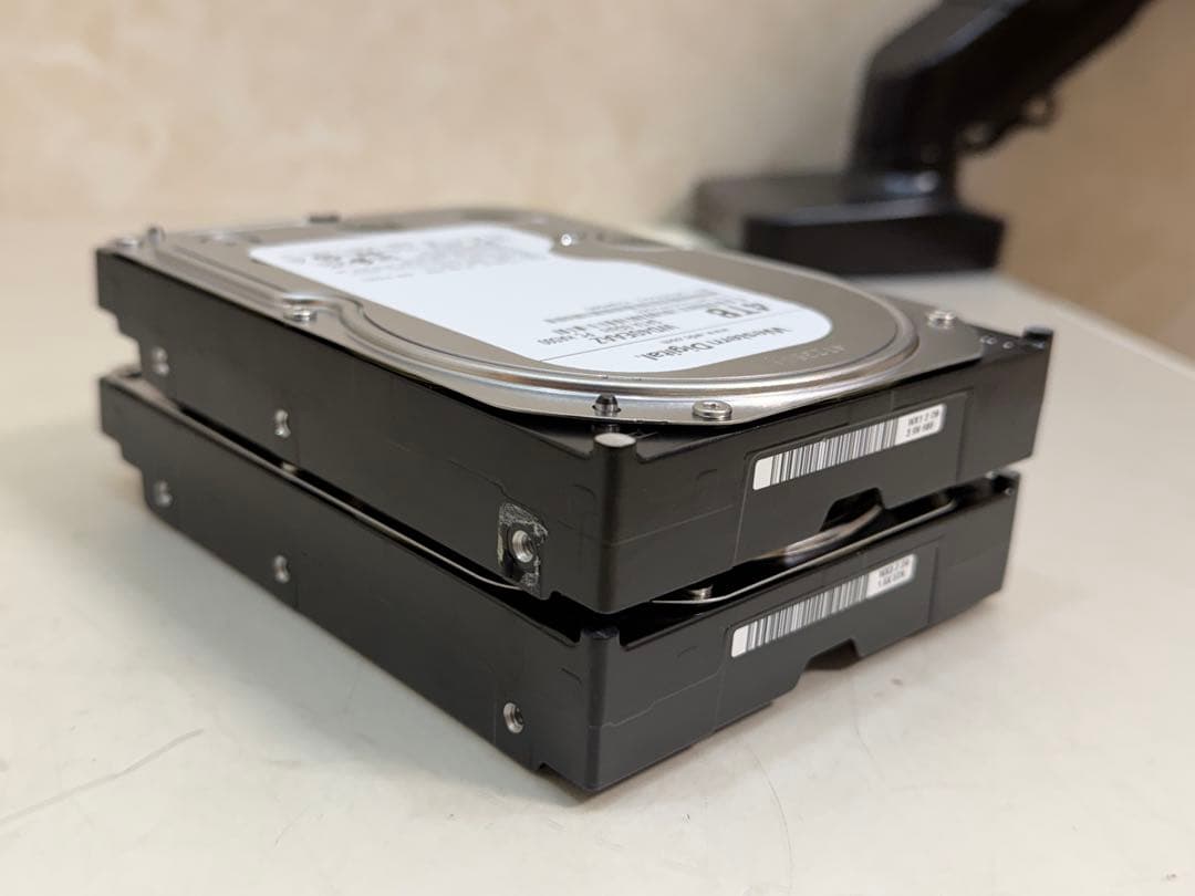 HDD 3.5インチ 容量 4000GB まとめて 2点