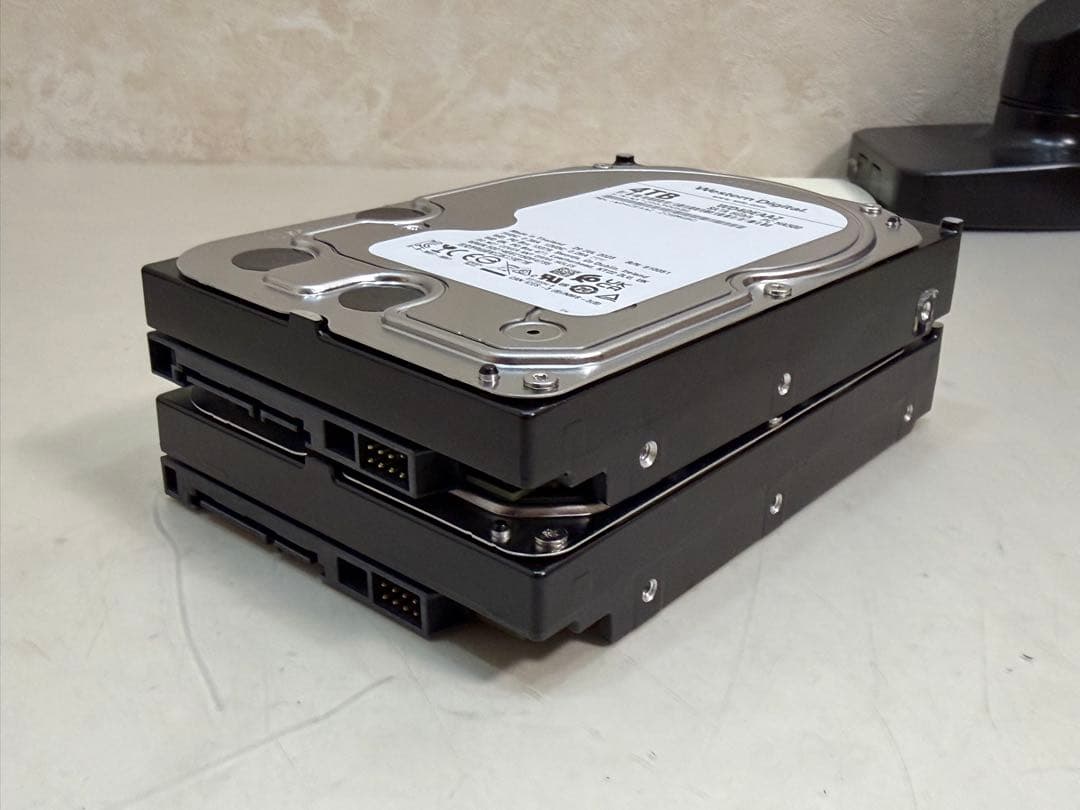 HDD 3.5インチ 容量 4000GB まとめて 2点