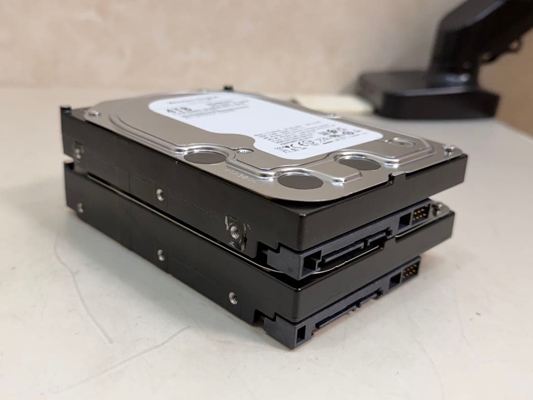 HDD 3.5インチ 容量 4000GB まとめて 2点
