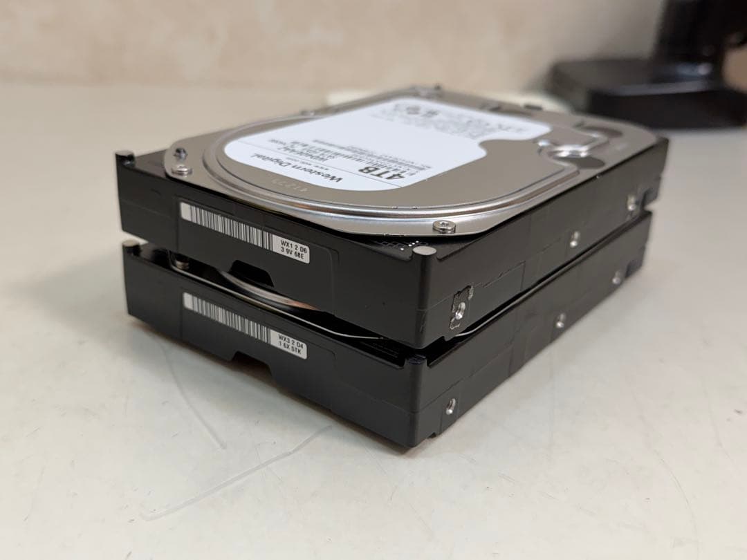 HDD 3.5インチ 容量 4000GB まとめて 2点