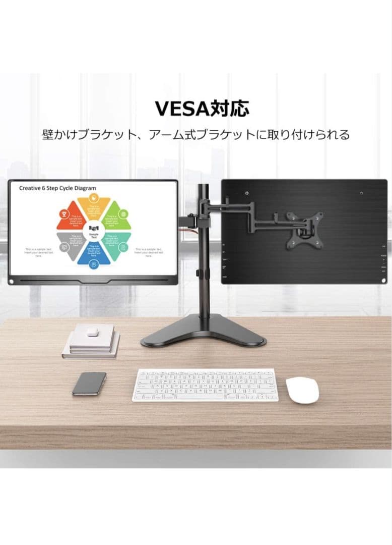 EVICIV　15.6型モバイルディスプレイ　ブラック