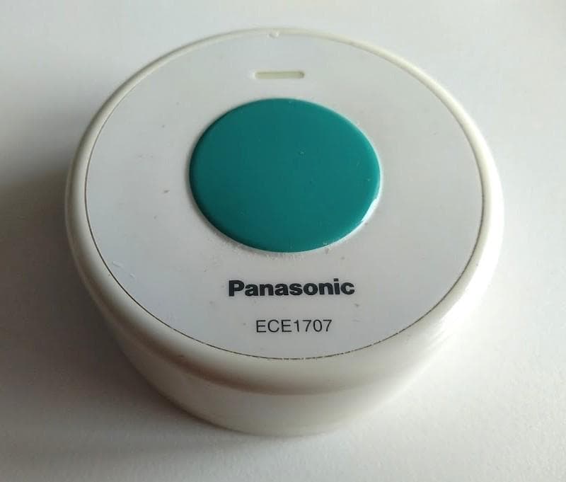 Panasonic ワイヤレス卓上受信器と２種類の発信器の計３点セット