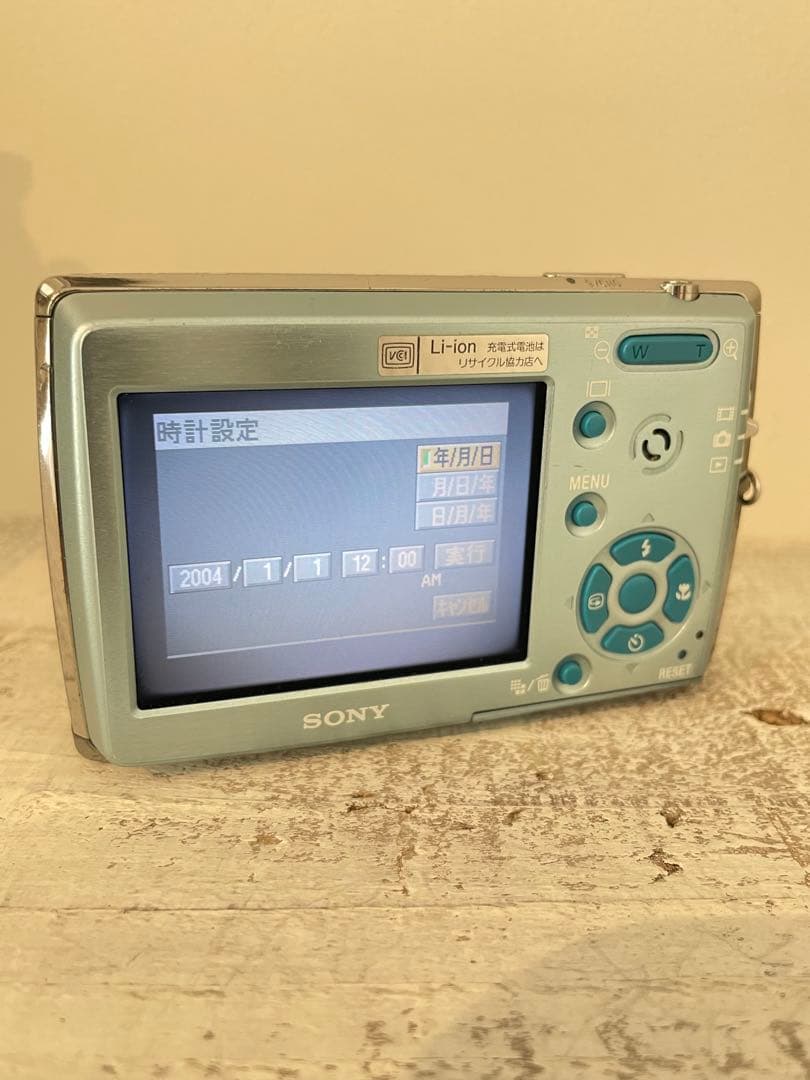SONY Cyber-shot DSC-T33 ライトブルー 動作確認済