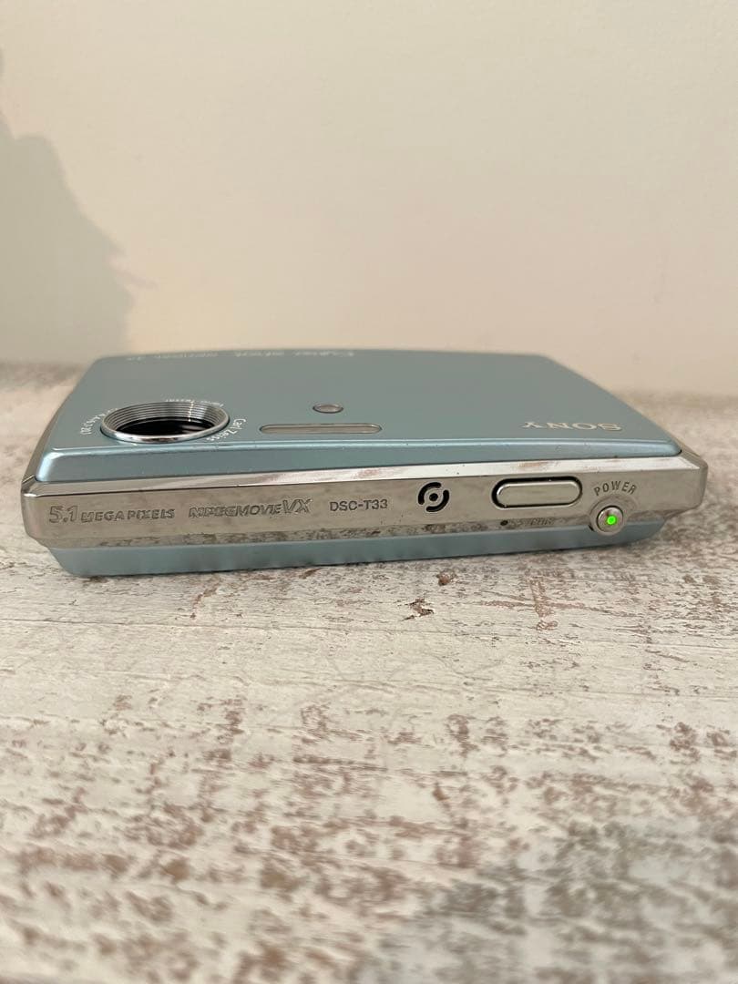 SONY Cyber-shot DSC-T33 ライトブルー 動作確認済