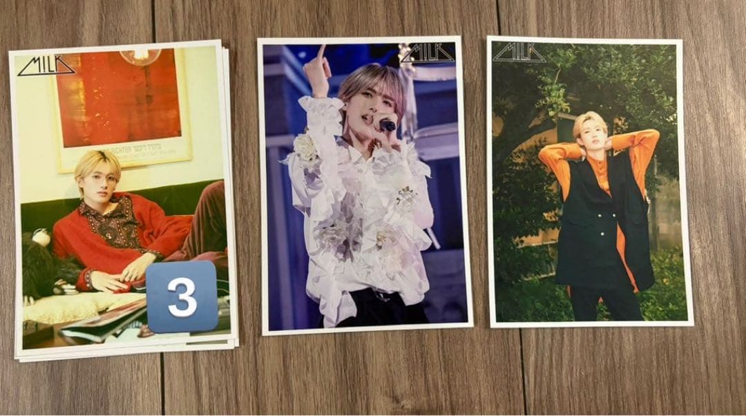 M!LK 山中柔太朗 生写真 まとめ売り