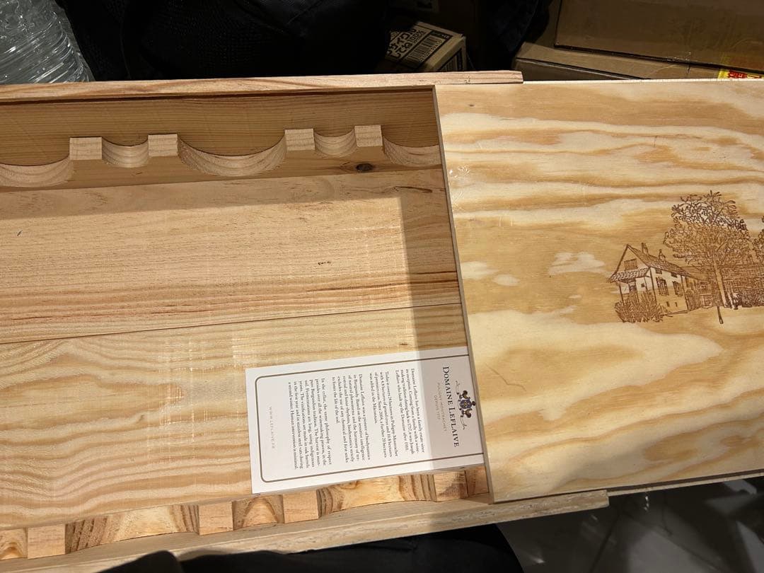 Leflaiveと バタール・モンラッシェ グラン・クリュ　ワイン空箱ｘ4