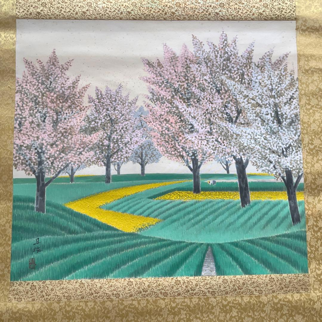 夕顔 杏の花 梅の花 など絵の掛け軸6点まとめ売り