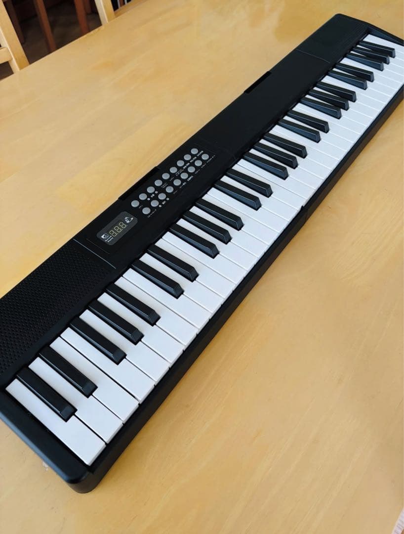 【ほぼ新品】61鍵盤 折りたたみ電子キーボード Vincona
