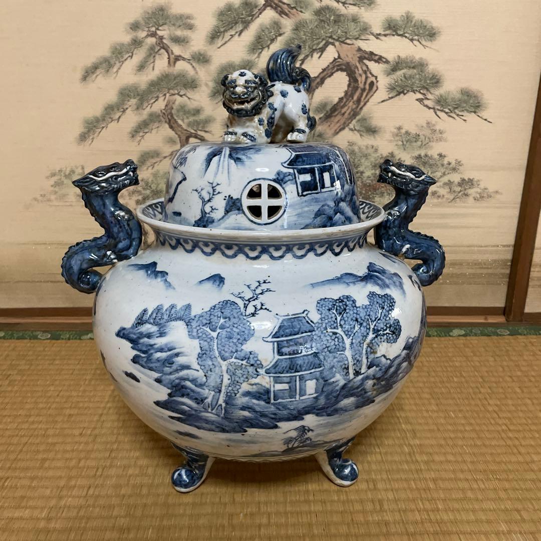 鍋島藩　鍋島焼　九州系　香炉