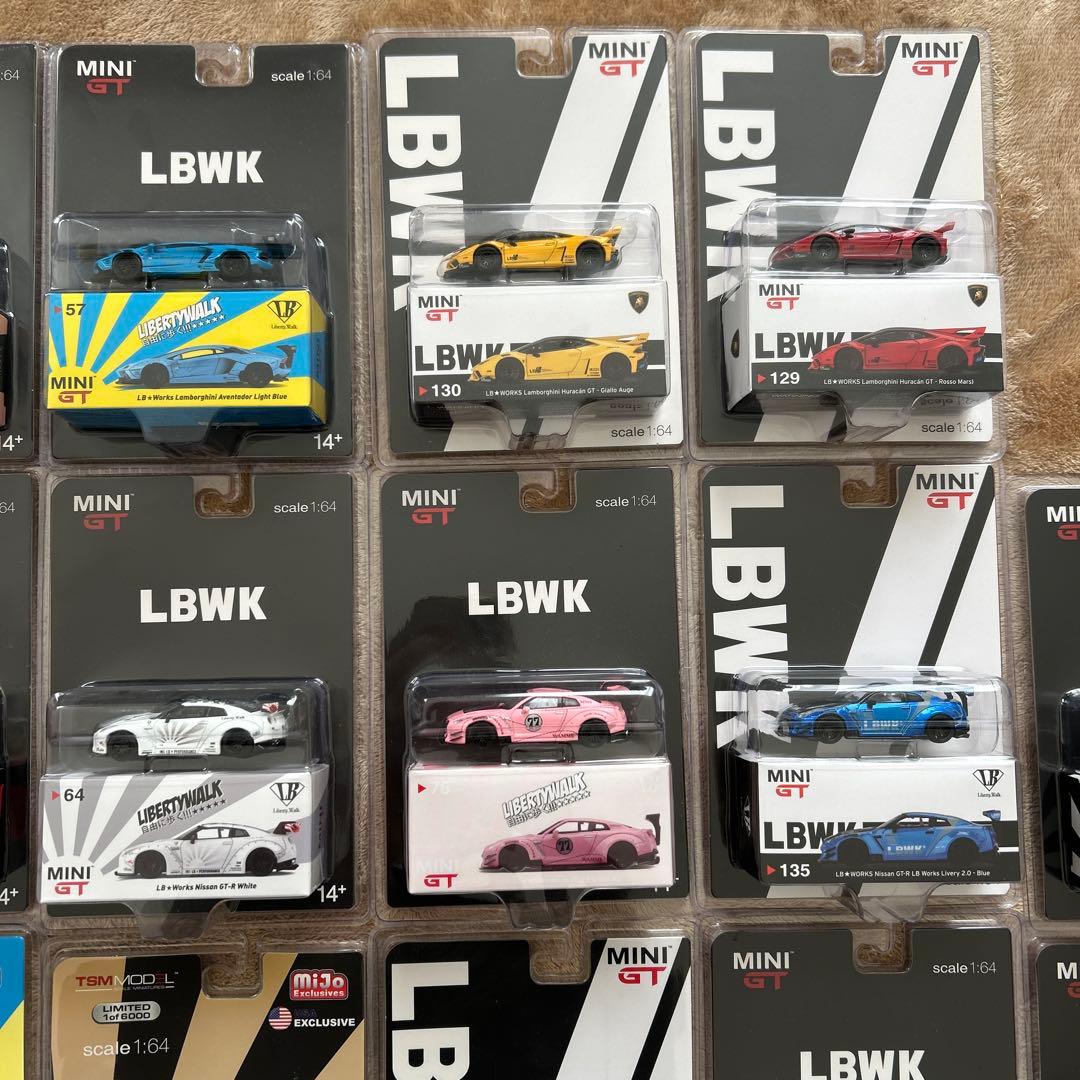 LIBERTY WALK MINI GT ミニカー 27台セット