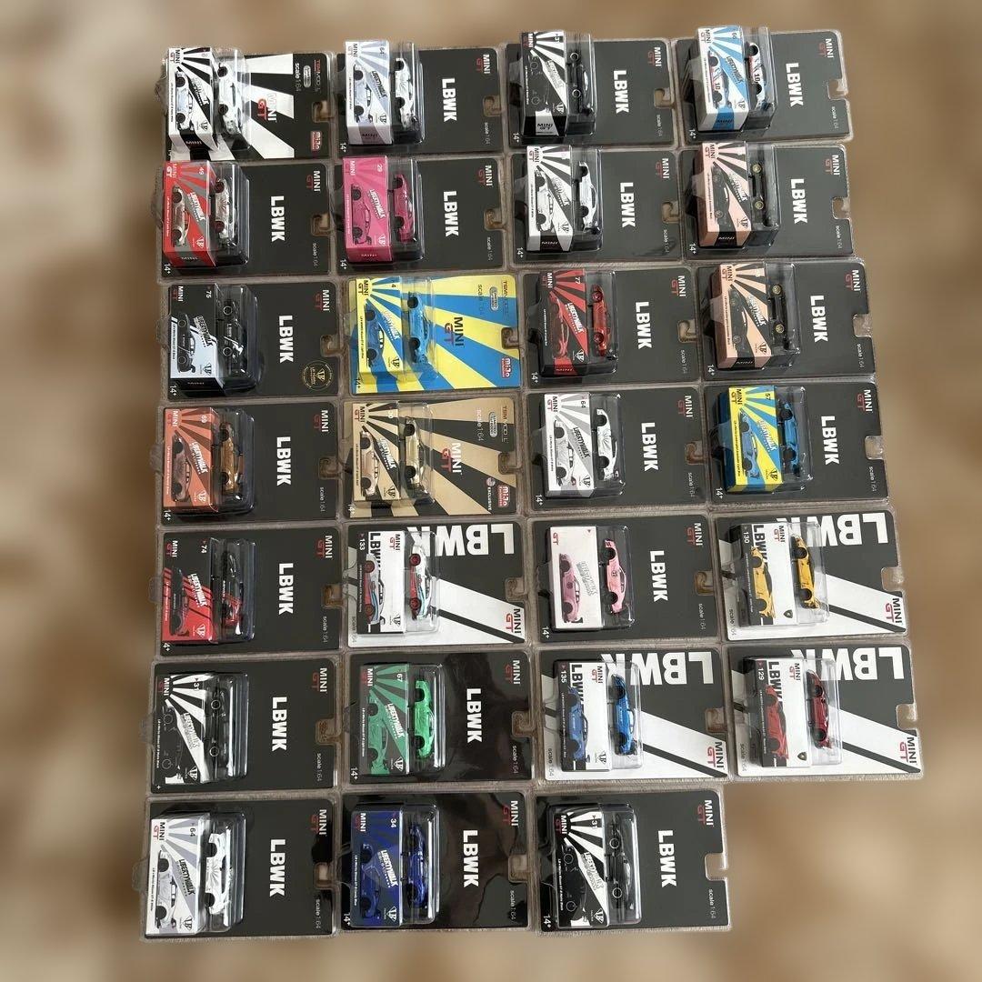 LIBERTY WALK MINI GT ミニカー 27台セット