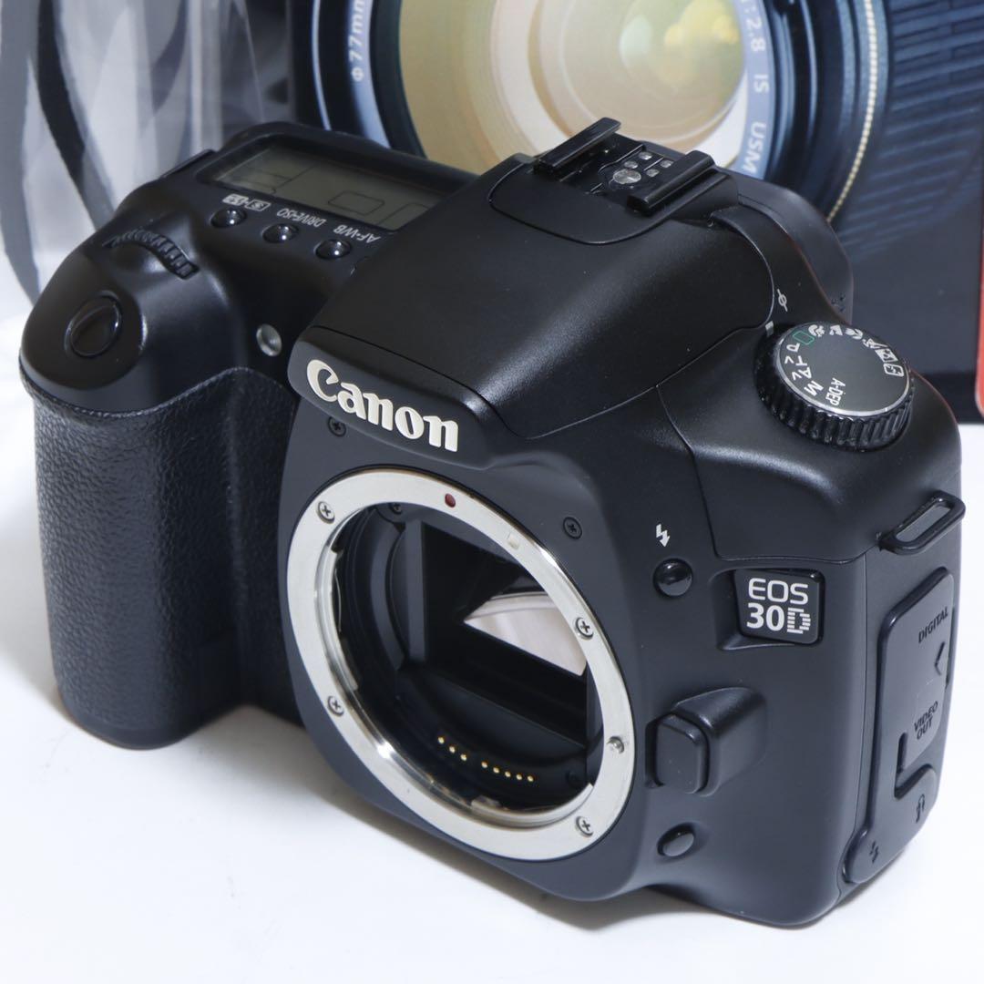 ☆スマホに送れる一眼レフ☆本格入門&望遠⭐︎ キャノン EOS 30Dセット♫