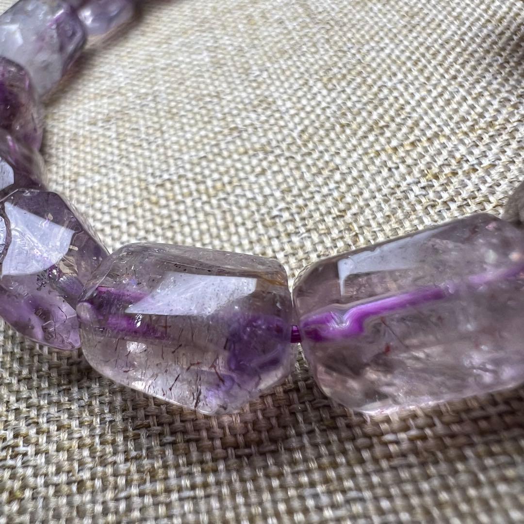 【710033】スーパーセブン タンブル型 9mm*12mm ブレスレット