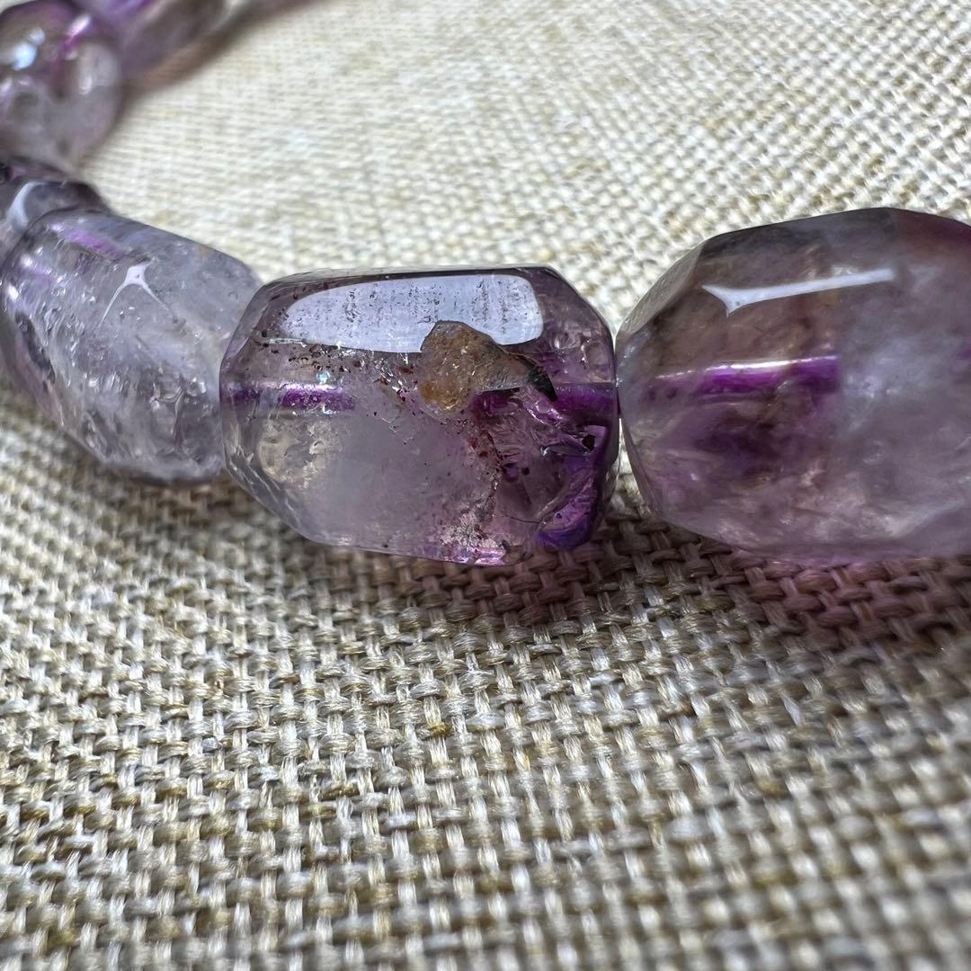 【710033】スーパーセブン タンブル型 9mm*12mm ブレスレット