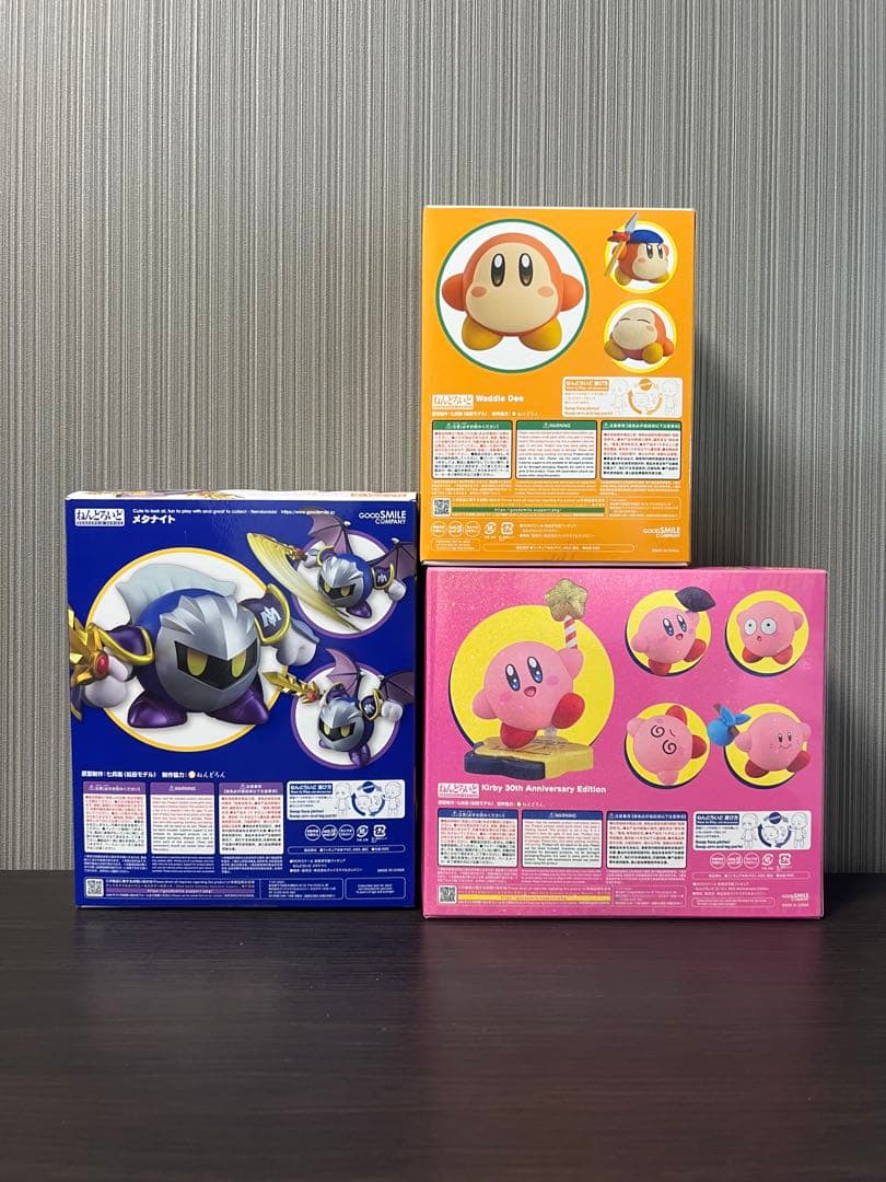 新品未開封　星のカービィ　ねんどろいど　メタナイト　カービィ　ワドルディ　セット