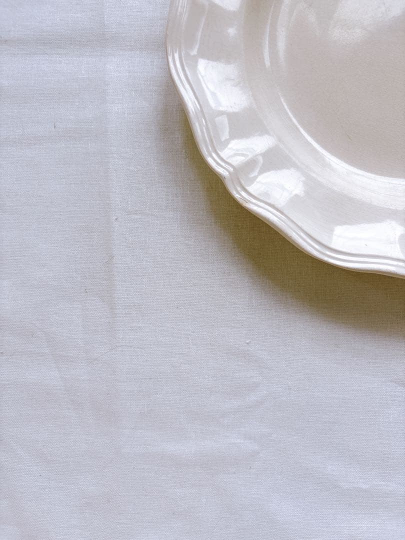 フランスアンティーク　Sarreguemines 花リム　ディナープレート⑥