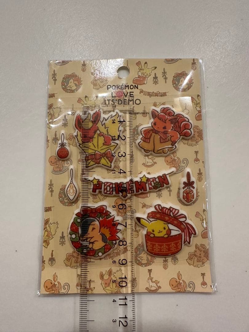 イッツデモ　ポケモン　ほのおポケモンぷっくりシール　マステ　2点セット