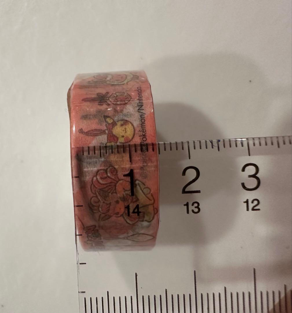 イッツデモ　ポケモン　ほのおポケモンぷっくりシール　マステ　2点セット