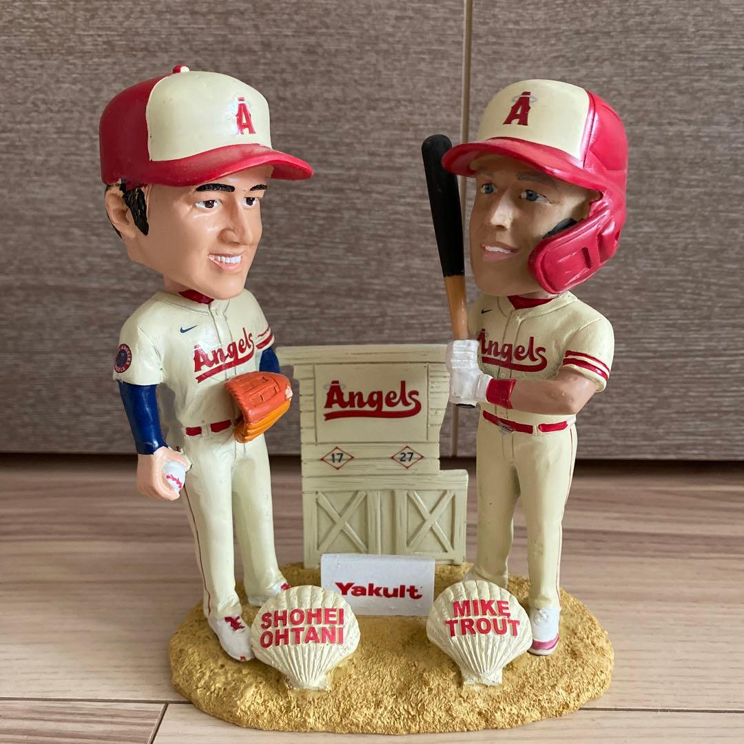 ボブルヘッド　エンゼルス　大谷翔平　Trout