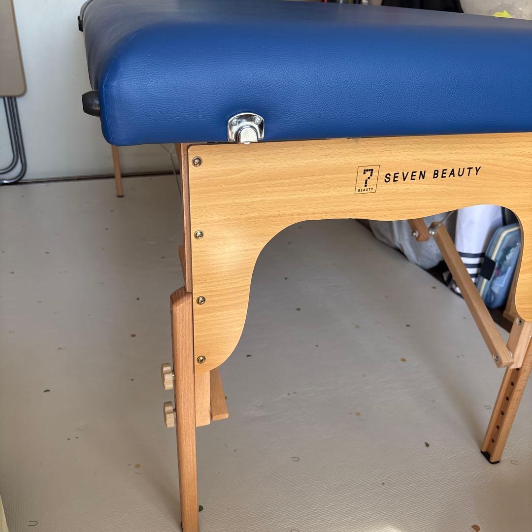 送料込み/折りたたみマッサージベッドV-004木製/長さ185cm×幅70cm