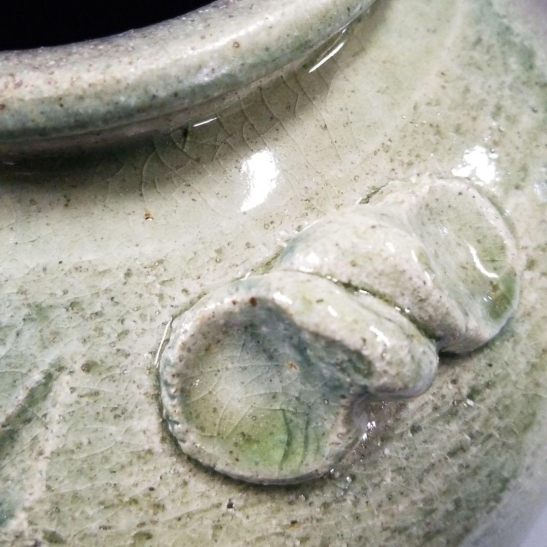 信楽焼 花瓶 花入れ 金華  高さ２１cm