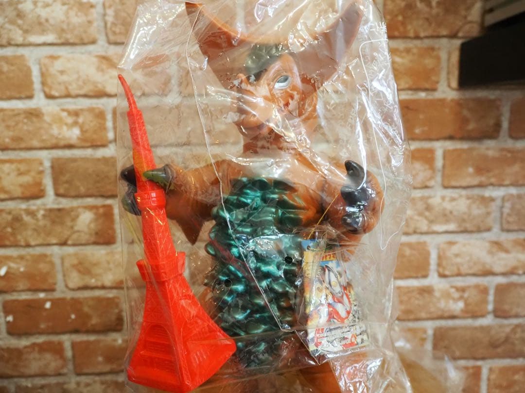 レアブルマァクジャイアントゴモラ復刻東京タワー付検）当時物　ソフビ　ビンテージ