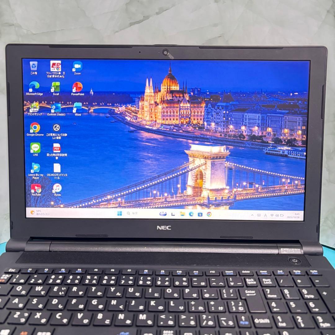 Webカメラ付き【Office】Win11★6世代i3★新品SSD★メモリ8GB