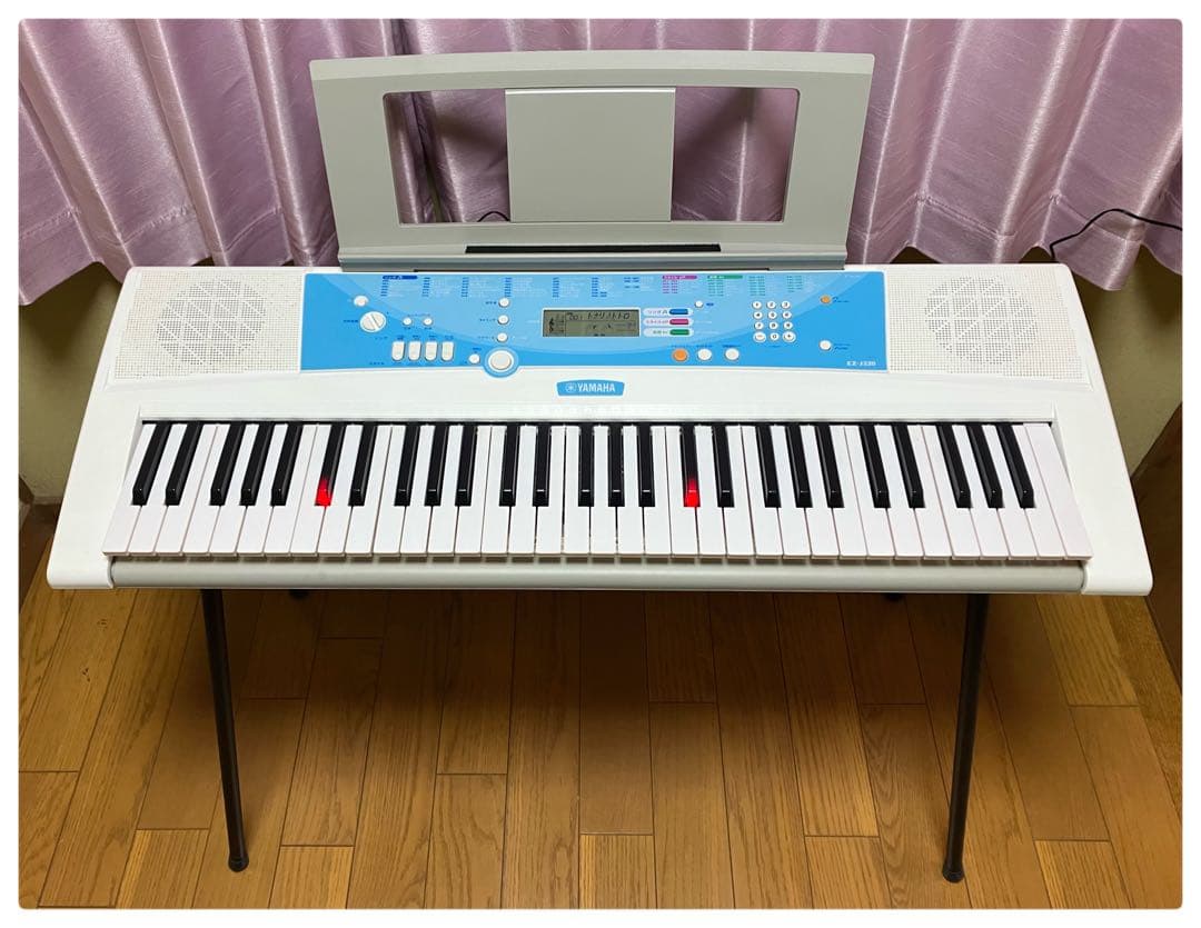 ヤマハ 電子キーボード EZ-J220 スタンド付