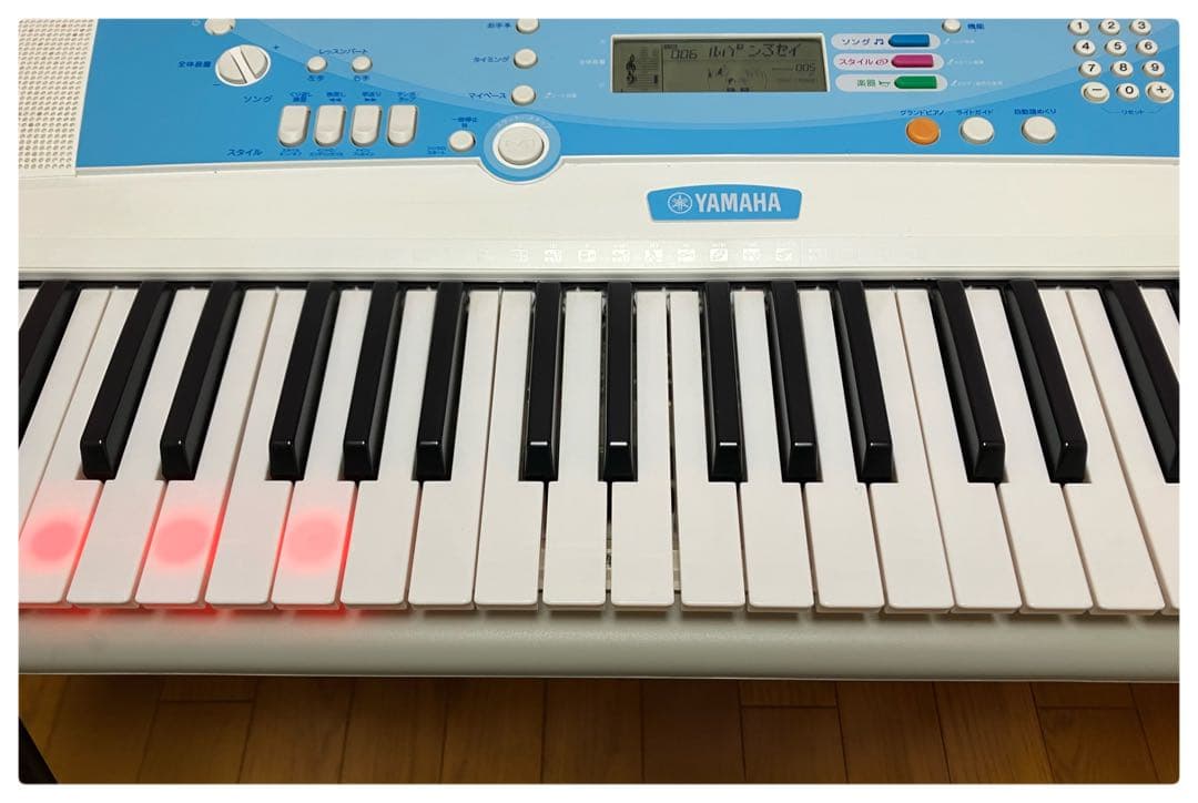 ヤマハ 電子キーボード EZ-J220 スタンド付