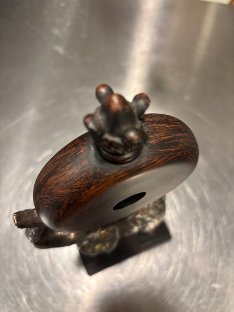 【高級家具店購入】アンティーク調 象の置時計｜アメリカンヴィンテージ　オブジェ