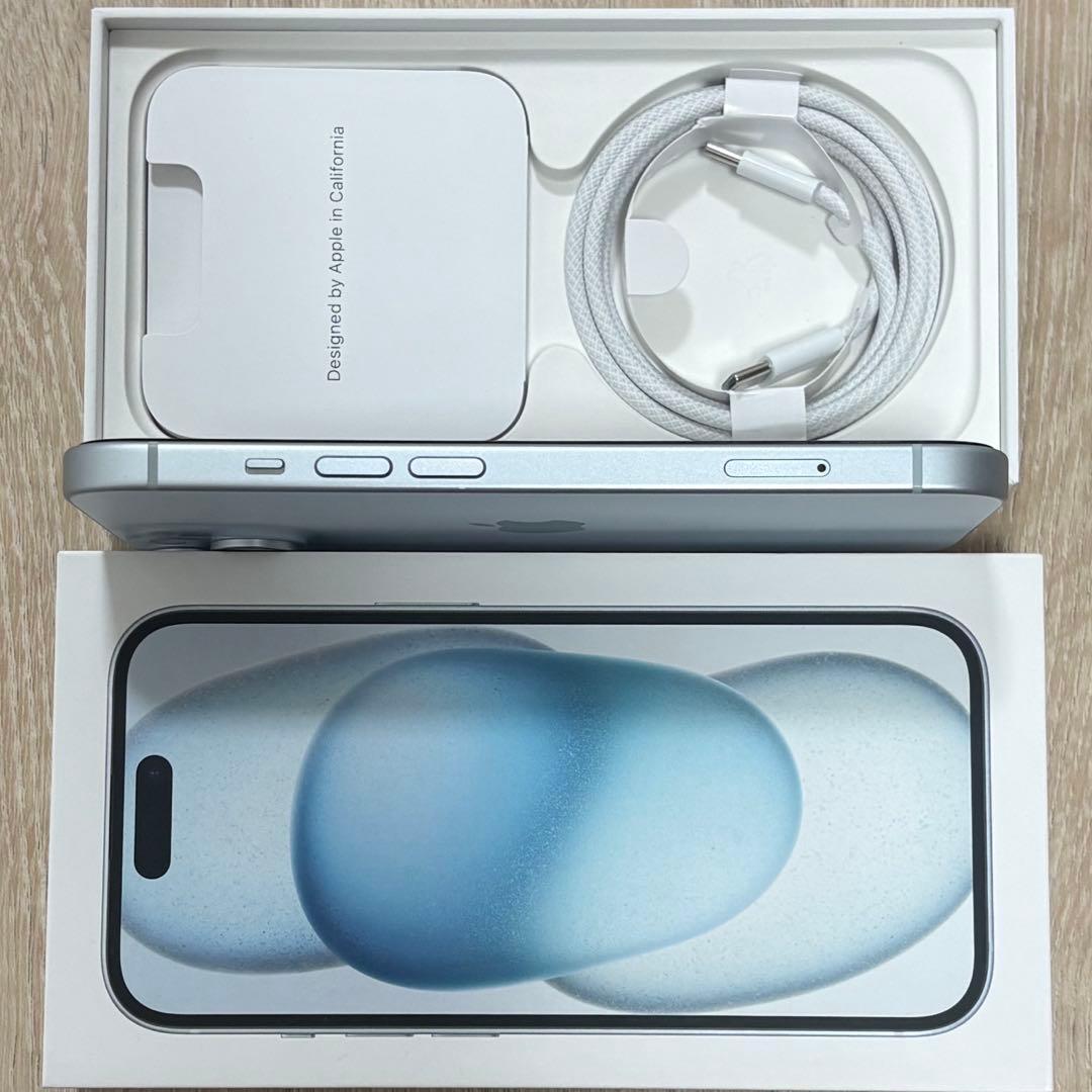 バッテリー最大容量100% iPhone15 128GB SIMフリー 本体