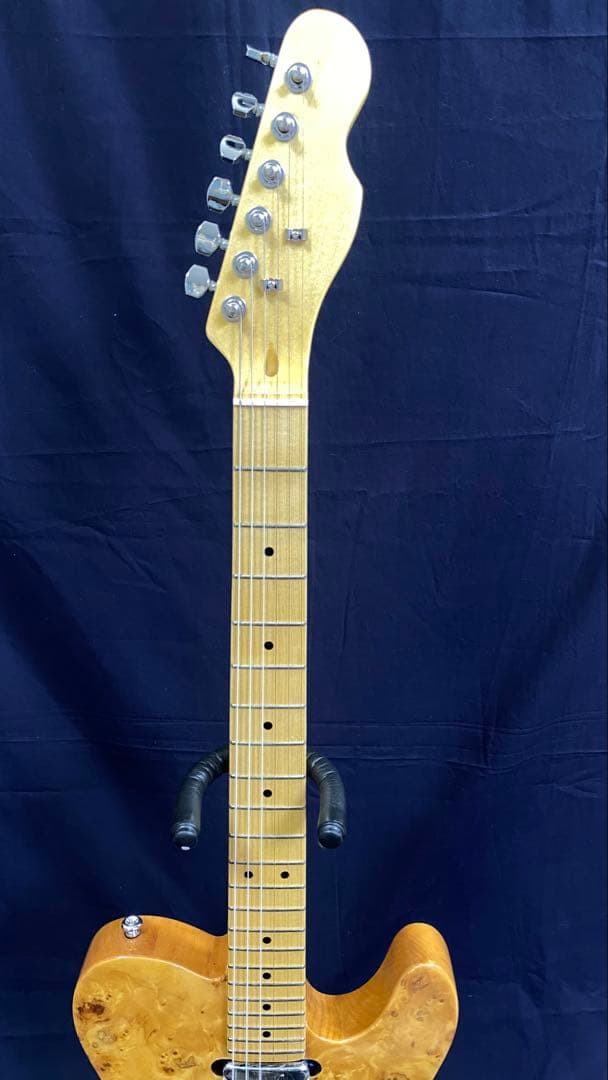 新品オリジナル テレキャスターエレキギター　バールメープルトップ＆アッシュボディ