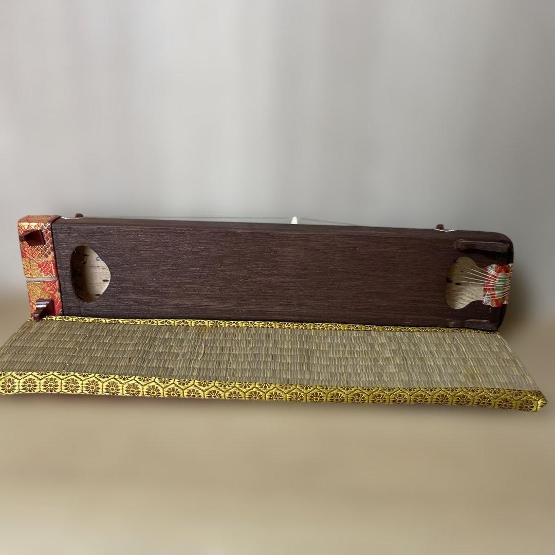 和風ミニ琴 13弦 卓上サイズ 誰でも弾ける入門琴 和楽器インテリアZs294