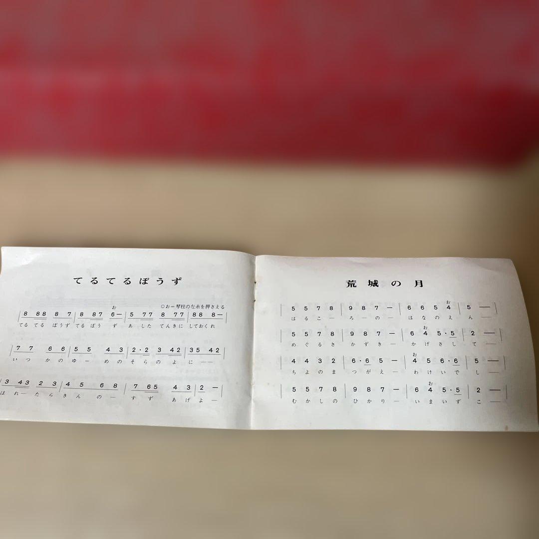 和風ミニ琴 13弦 卓上サイズ 誰でも弾ける入門琴 和楽器インテリアZs294