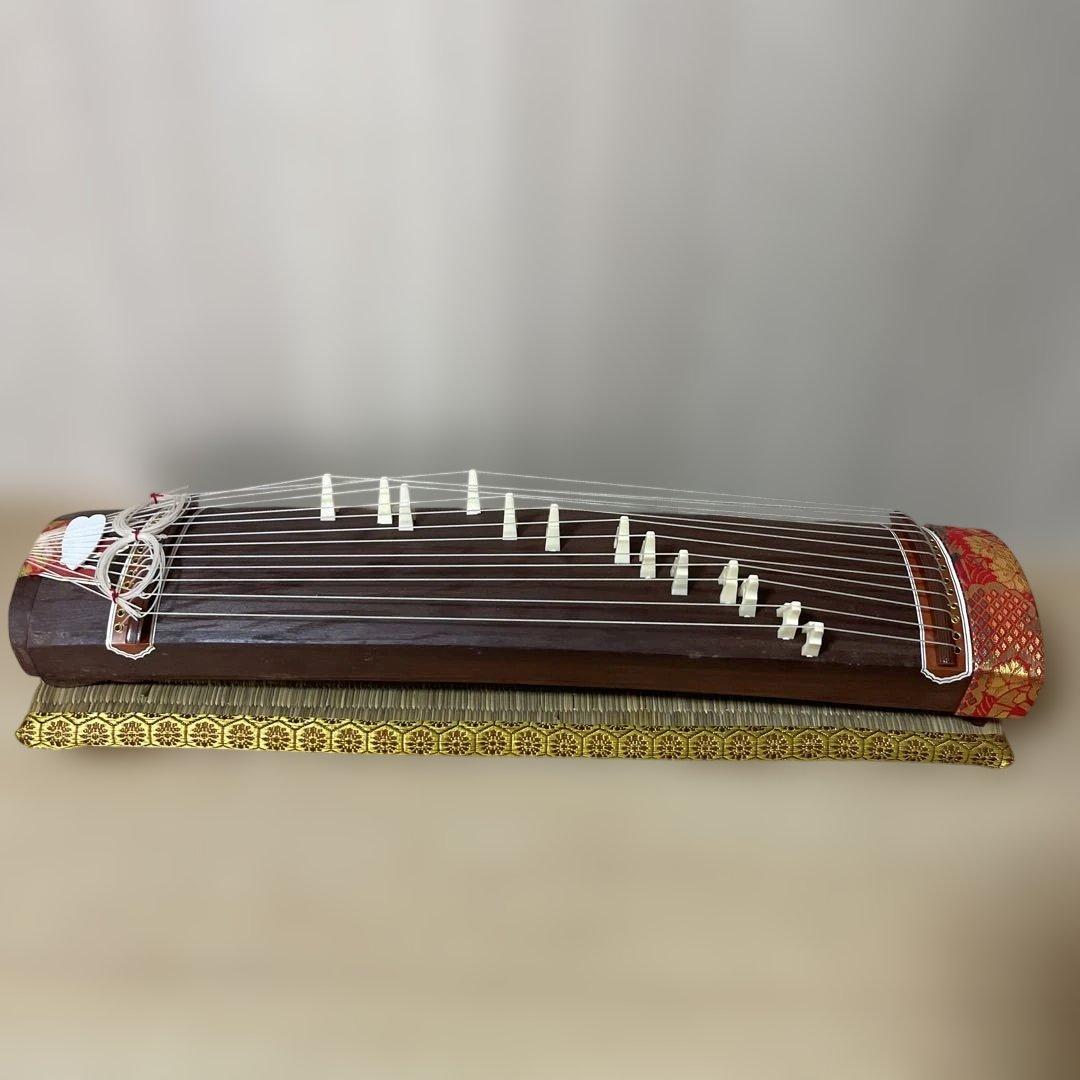 和風ミニ琴 13弦 卓上サイズ 誰でも弾ける入門琴 和楽器インテリアZs294