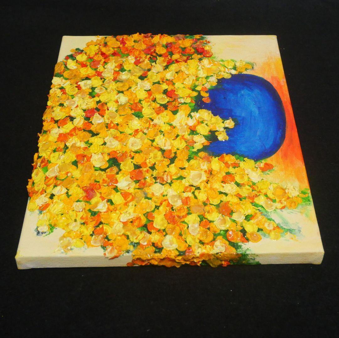 油絵 油彩 油彩画 絵画【ミモザ】