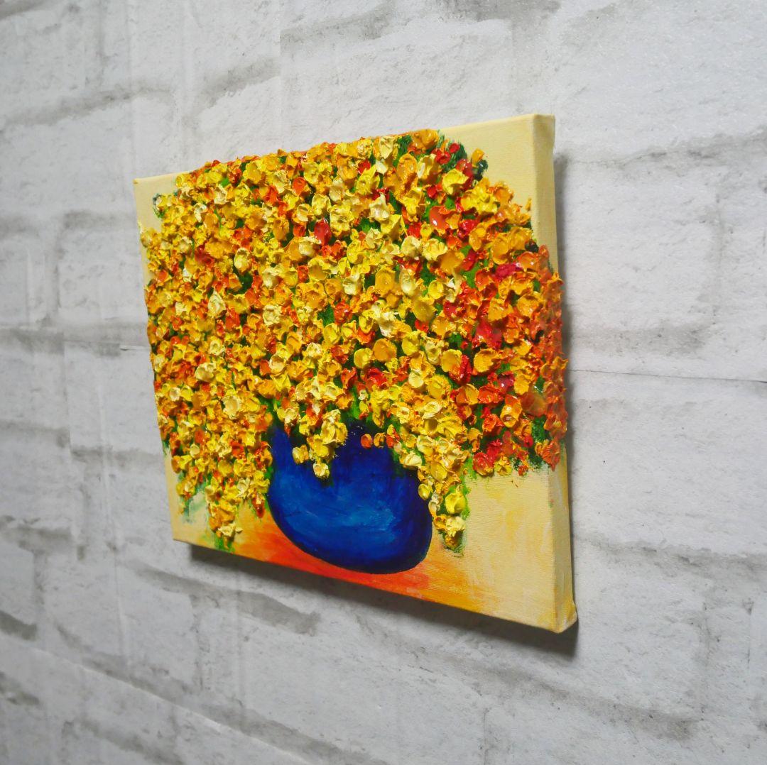 油絵 油彩 油彩画 絵画【ミモザ】