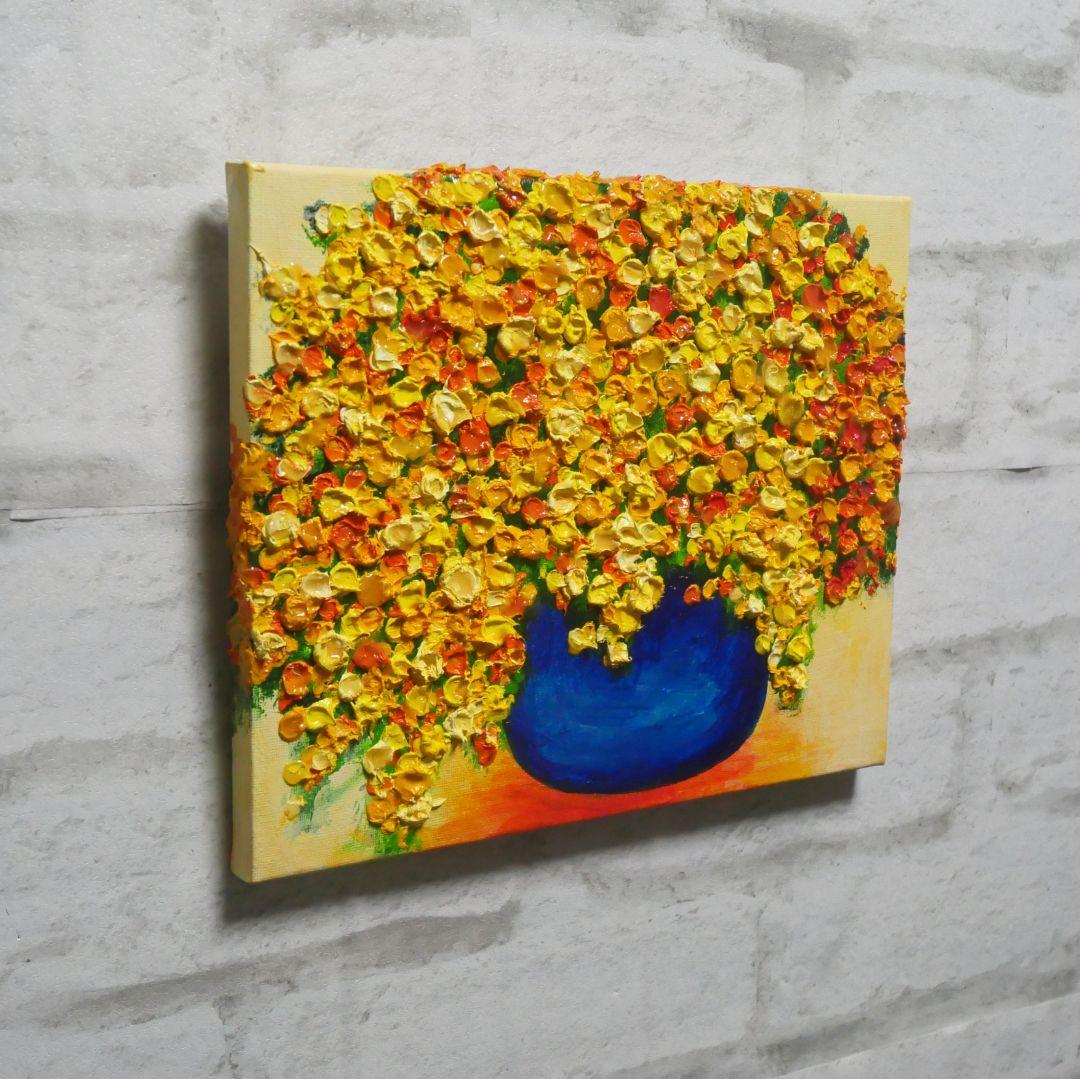 油絵 油彩 油彩画 絵画【ミモザ】