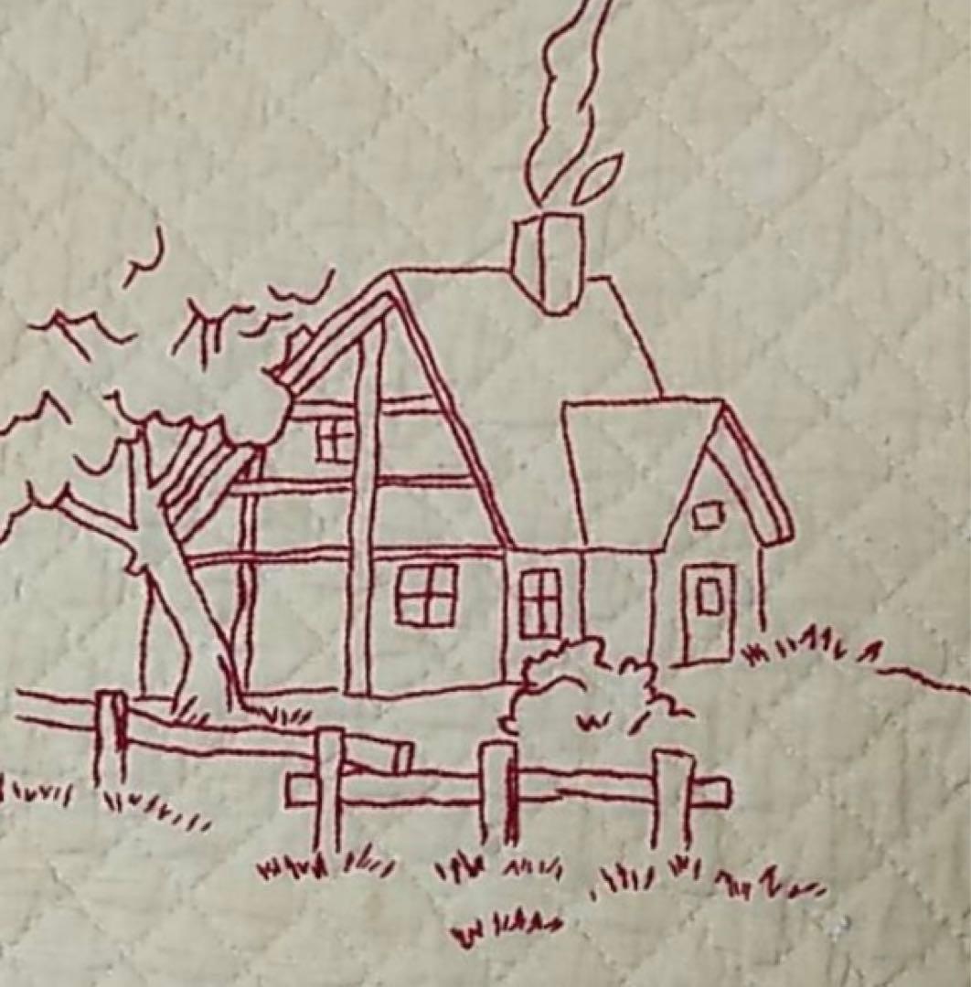 パッチワーク　タペストリー　ハンドメイド　　　　【赤毛のアン】