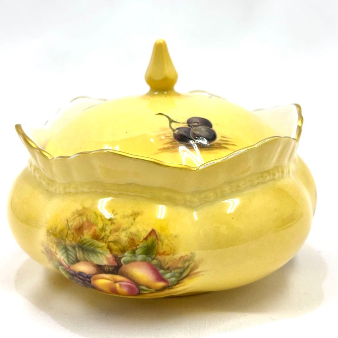 希少品！エインズレイ オーチャード・ゴールド トリンケットボックス 小物入れ