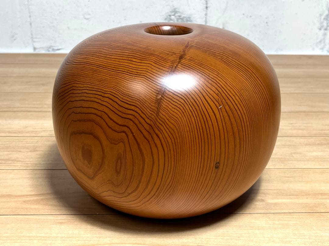 屋久杉 花瓶 岳南 / くり抜き 一輪挿し 置物 オブジェ