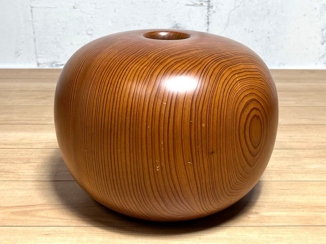 屋久杉 花瓶 岳南 / くり抜き 一輪挿し 置物 オブジェ