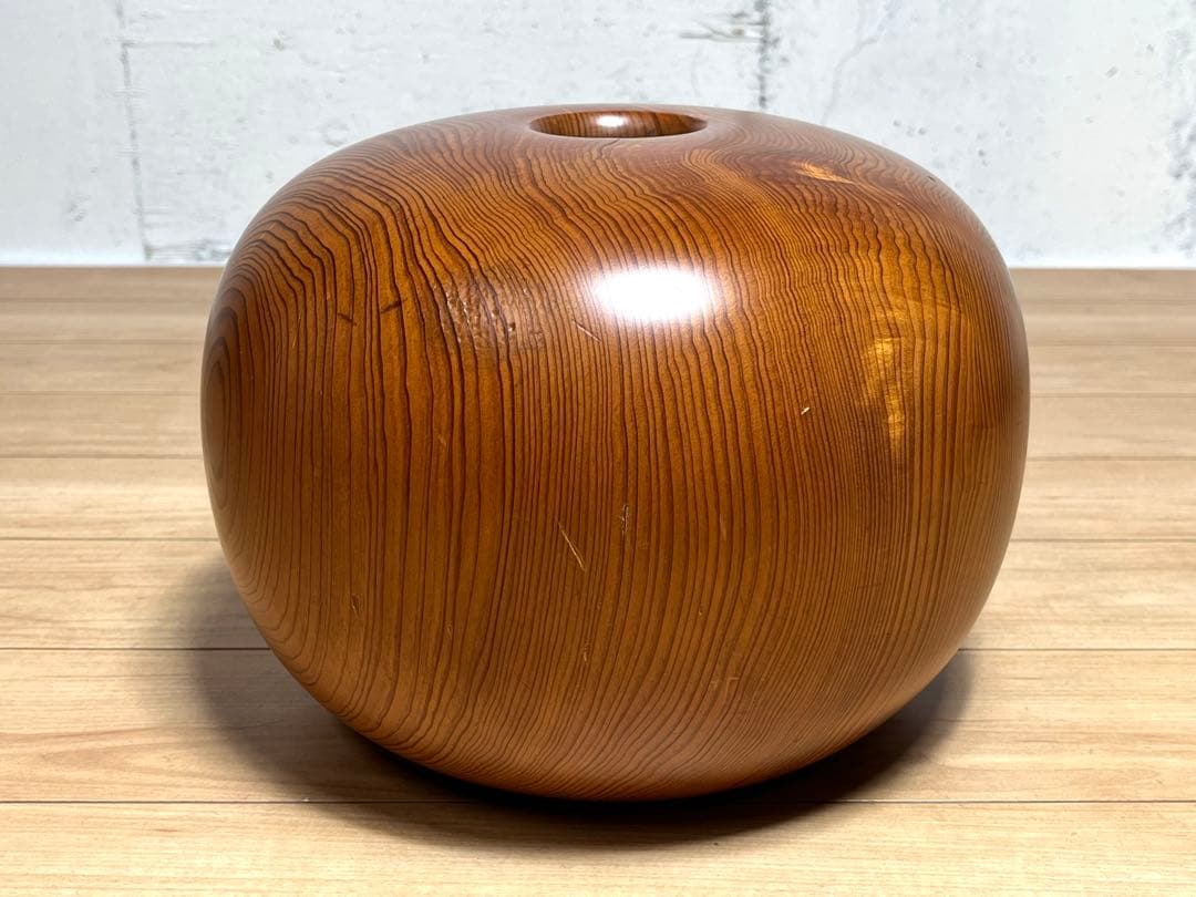 屋久杉 花瓶 岳南 / くり抜き 一輪挿し 置物 オブジェ