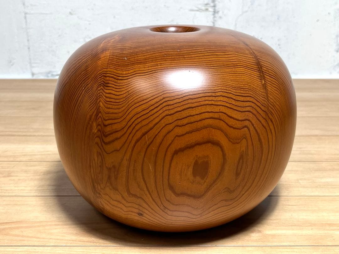屋久杉 花瓶 岳南 / くり抜き 一輪挿し 置物 オブジェ