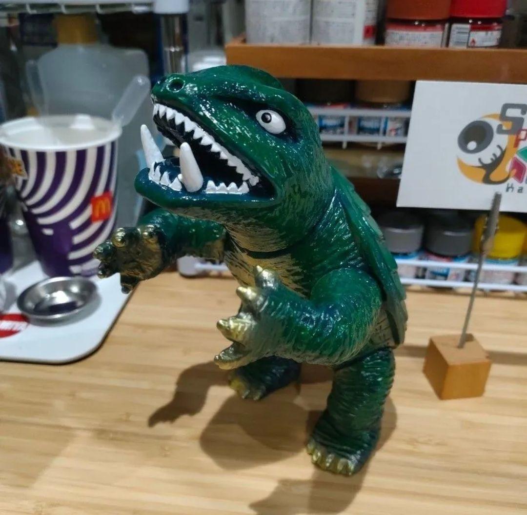 少し難あり ガメラ 復刻 ソフビ オリジナルペイント 日東/東西企画 ゴジラ