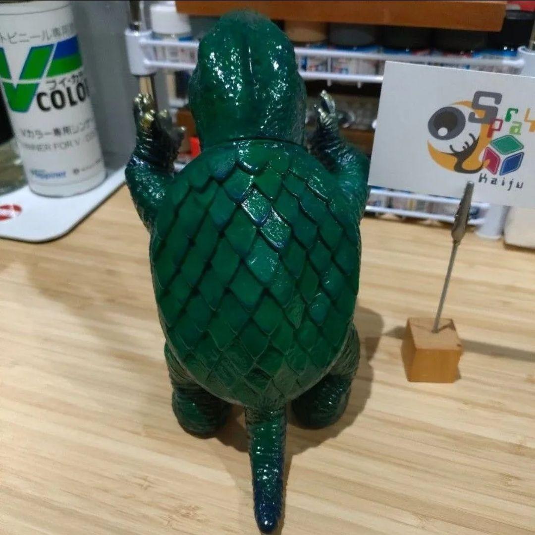 少し難あり ガメラ 復刻 ソフビ オリジナルペイント 日東/東西企画 ゴジラ