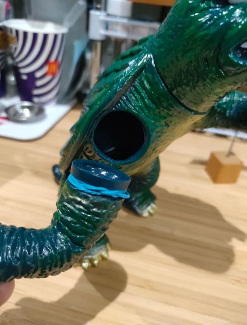 少し難あり ガメラ 復刻 ソフビ オリジナルペイント 日東/東西企画 ゴジラ